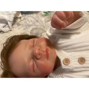 Reborn Baby Dolls Boy Soft Skin Handmade Fake Feel Real Preemie Gift 18 Inch